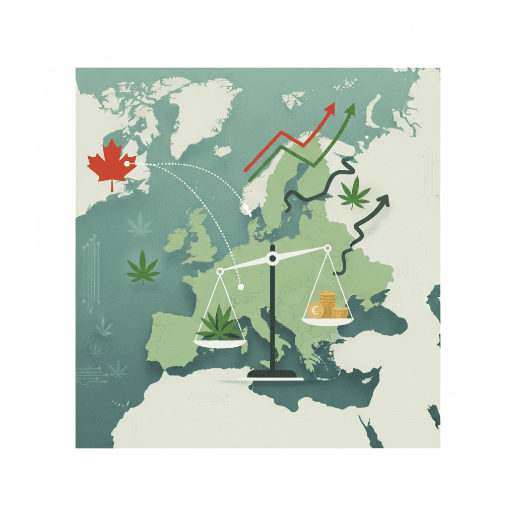 Autoridades europeias alertam sobre desvio de cannabis legal canadense